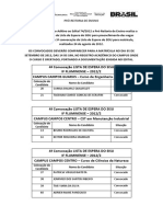 4 Convocacao Da Lista de Espera Do Sisu