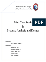 Mini Case Study in Systems Analysis and Design: Mabalacat City College