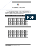 Abaetetuba 2016 Gabarito Preliminar