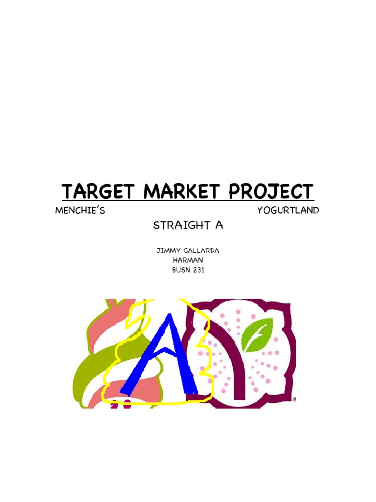 Target Market Project Foods Business