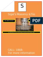 Sigal's Masonry &tile: You Need It We Can Do It Modern Ideas !