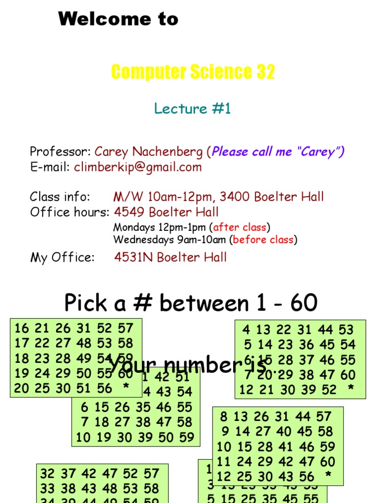 CS32 Lecture1 Updated | Download Free PDF | Data Type | C++