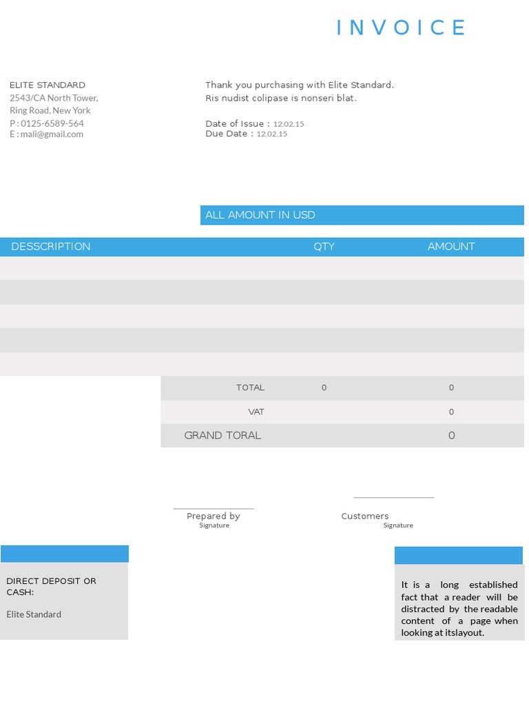 Elite Standard Invoice Details | PDF | Finance & Money Management | Law