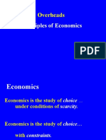 Principles of Economics Overheads