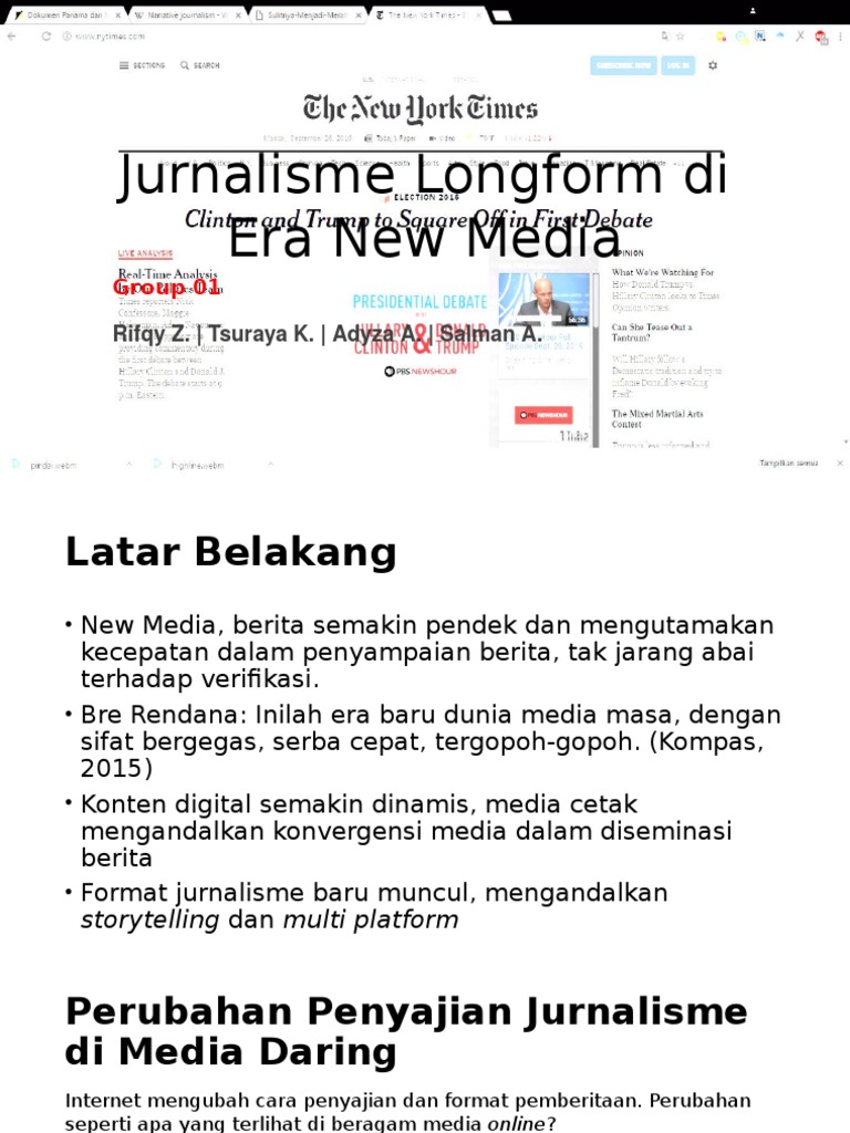 Jurnalisme Longform di Era Digital | PDF