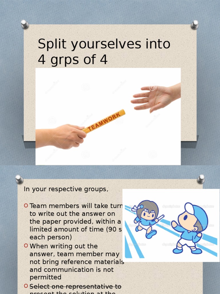 Group Activity Instructions and Questions | PDF