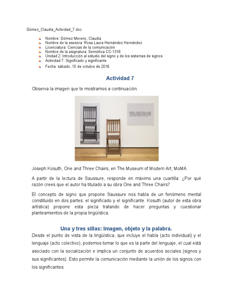 Significado y Significante | PDF
