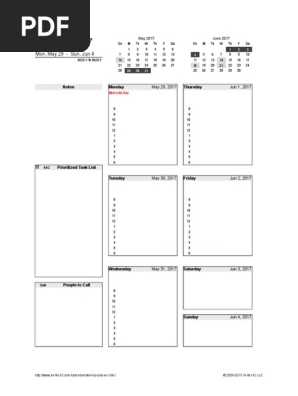 Weekly Planner
