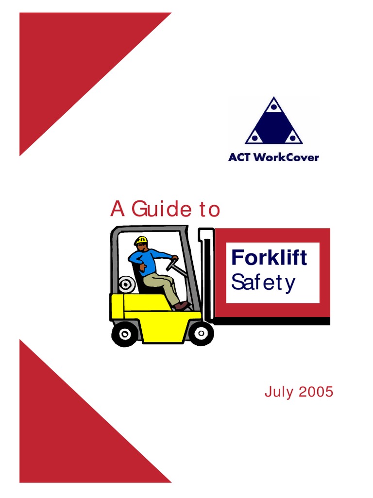 Forklift Safety Booklet PDF Forklift Traffic