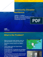 Cauffman-Community Disaster Resilience