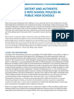 Building Consistent and Authentic Student Voice Into School Policies in Minneapolis Public High Schools