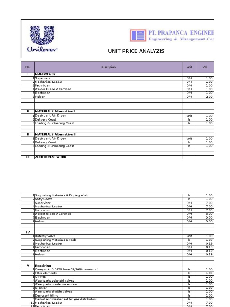 TBA Desiccant Dryer PDF Specification (Technical Standard