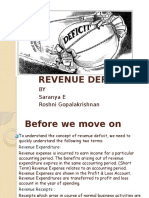 Revenue Deficit