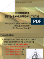 Kuliah 1 - Ruang Lingkup Utilitas