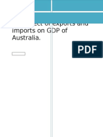 Effect of imports and exports on GDP of Austrailia.docx