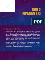 Bab 3 Metadologi