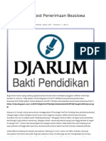 Tips Test Psikotest Penerimaan Beasiswa Djarum - KOMPASIANA