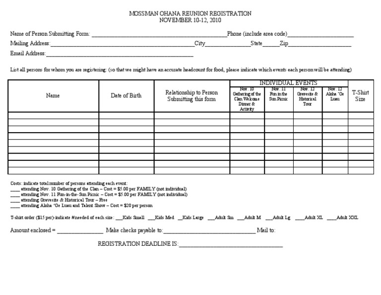 Reg Form Draft Pdf