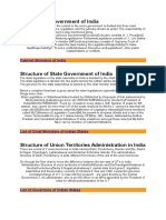 Indian Government Hierarchy Overview | PDF