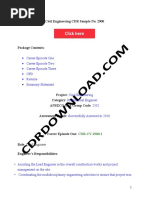 Download Civil CDR Sample 1 by CDR Download SN325901838 doc pdf