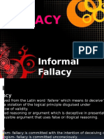 Informal Fallacies