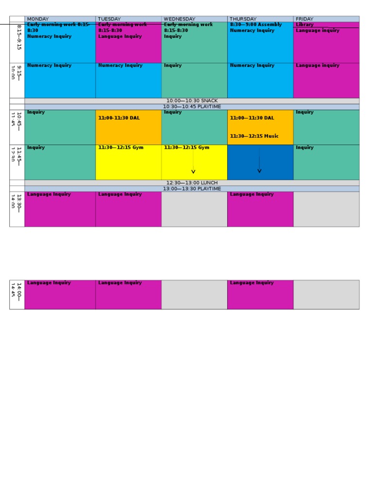 Group 2 Timetable PYP. PDF Sports
