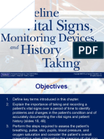 Baseline Vital Signs, Monitoring Devices, and History Taking