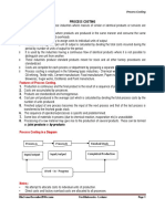 Features of Process Costing