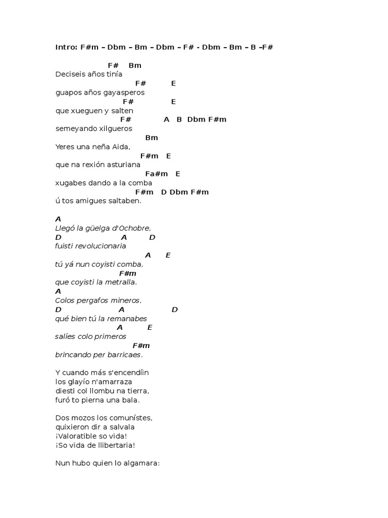 Aida Acordes | PDF