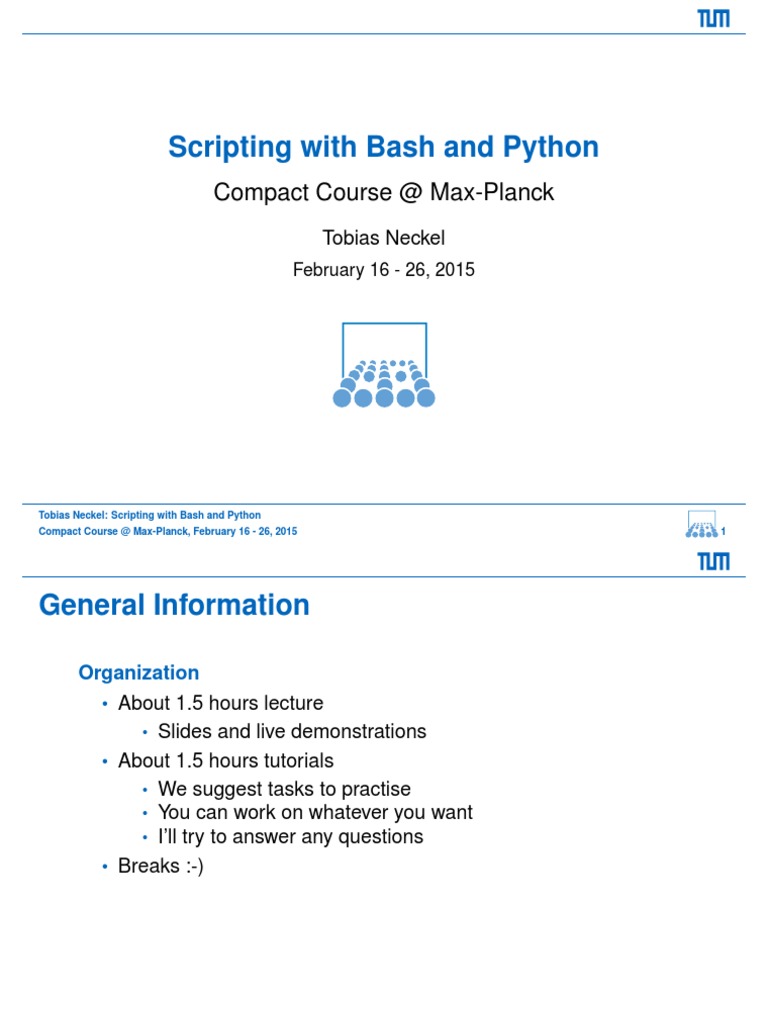 Bash and Python Scripting Course | PDF | Scripting Language ...