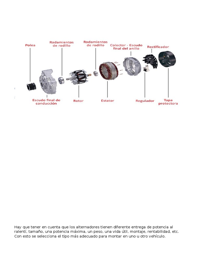 Tipo Alternadores Bosch PDF | Rectificador | mecánico