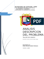 Analisis y Descripcion Del Problema