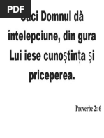 Intelepciune verset biblic