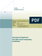 PCI  Data Security Standard