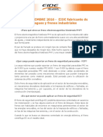 FAQS SEPTIEMBRE 2016 - EIDE, Fabricante de Embragues y Frenos Industriales