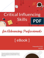 Critical Influencing Skills: For Advancing Professionals