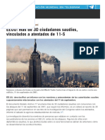 EEUU - Más de 30 Ciudadanos Saudíes, Vinculados A Atentados de 11-S - HispanTV, Nexo Latino