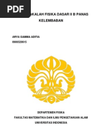 Download Tugas Makalah Fisika Dasar II B - Panas Kelembaban by Arya Gamma Aditia SN32591826 doc pdf
