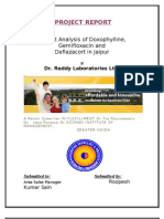 Project Report of Dr. Reddy's