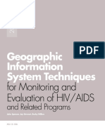 GIS Techniques for M&E of Hiv