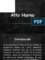 Partes y Funcionamiento Del Alto Horno