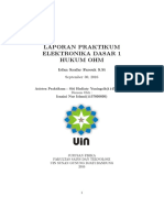 Laporan Hukum Ohm Modul 1 Fisika Dasar PDF
