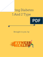 Curing Diabetes 1 and 2 Type