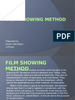 Film Showing Method Edited