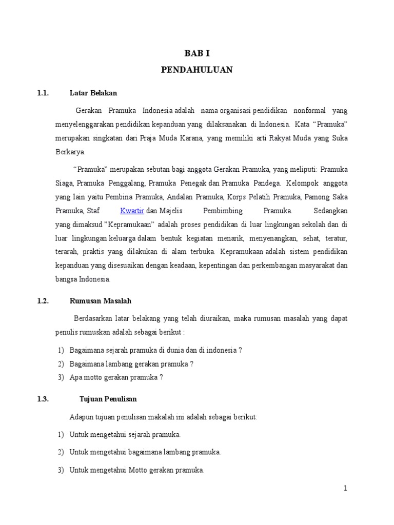 Sejarah Pramuka