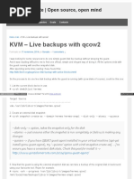 WWW Gonzalomarcote Com 2014 KVM Live Backups With Qcow2