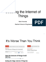Securing The Internet of Things: Mark Horowitz Stanford School of Engineering