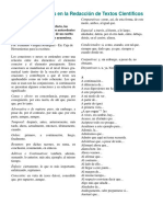 Conectores Útiles en La Redacción de Textos Científicos