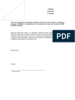 Termo de Compromisso Prevenção e Combate A Fraudes em Seguros, Lavagem de Dinheiro e Financiamento Ao Terrorismo PDF