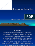 Operacionalizacion de Variables